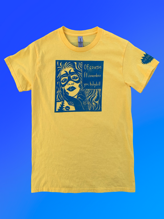 The Curl t-shirt YELLOW